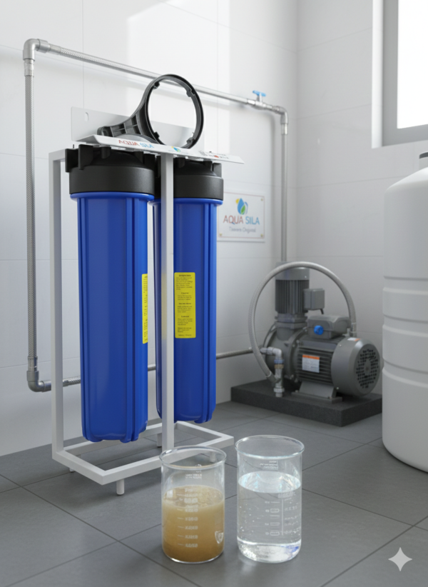 فلتر ثنائي جامبو 20 بوصة ( تانك باك تايواني)